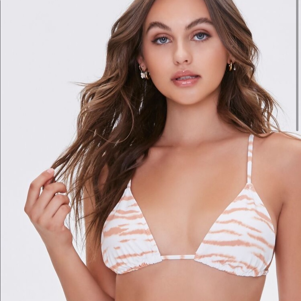 NWT tiger print bikini set